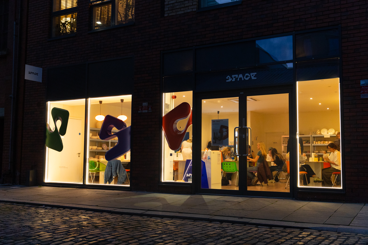 Space Studio Manchester at night